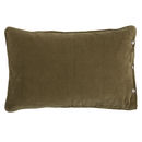 velvet rectangular cushion in eight colours by home address ...