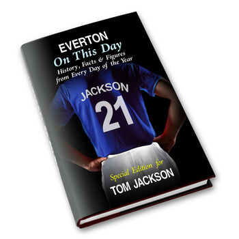 Personalised Everton On This Day Football Book, 4 of 4