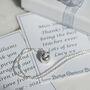 Teacher Thank You Silver Apple Charm Necklace, thumbnail 2 of 6