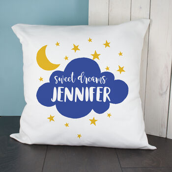 Personalised Sweet Dreams Cushion Cover, 2 of 4