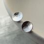 Small Textured Round Stud Earrings, thumbnail 9 of 12