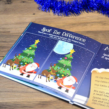 Personalised Kids Christmas Book With Santa Letter, 5 of 7