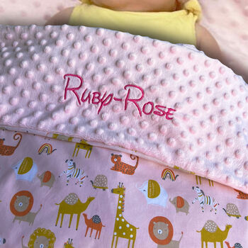 Personalised Handmade Baby Blanket, 2 of 9