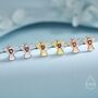 Sterling Silver Angel Stud Earrings, thumbnail 7 of 12