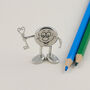 New Home Gift Mini Pewter Emoji Figurine Housewarming, thumbnail 3 of 10