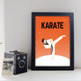 Karate Art Print, thumbnail 2 of 3