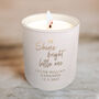 Personalised New Baby Engraved Scented Candle, thumbnail 1 of 5