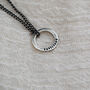 Men's Personalised Circle Pendant Necklace, thumbnail 3 of 5