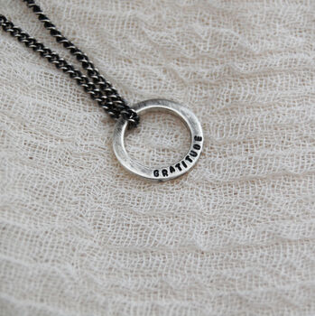 Men's Personalised Circle Pendant Necklace, 3 of 5