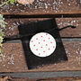 Red Christmas Design Fabric Handbag Mirror, thumbnail 2 of 5