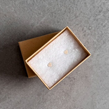 Personalised Initials Sterling Silver Heart Earrings, 12 of 12