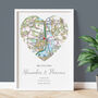 The Place We Met Ordnance Survey Landranger Personalised Map Print Couples Valentines Gift, thumbnail 1 of 12