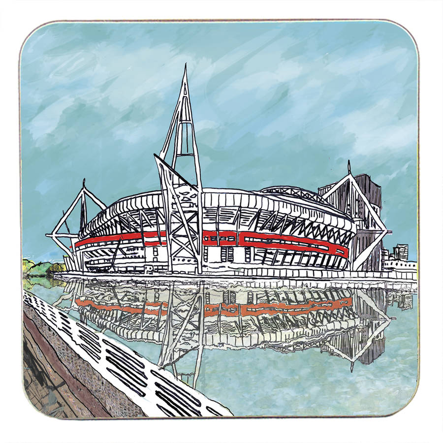 Principality Stadium Cardiff Coaster By Emmeline Simpson ...