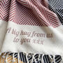 Personalised Handwoven Throw, Sustainable Gift, thumbnail 8 of 12