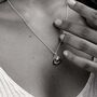 18 K Gold Heart Plated Swarovski Birthstone Necklace, thumbnail 7 of 11
