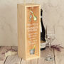 Prosecco O'clock Bottle Box With Clear Lid And Glass, thumbnail 1 of 3