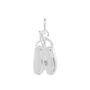 Ballet Shoes Silver Charm, thumbnail 7 of 8
