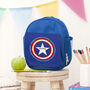 Personalised Superhero Blue Lunch Bag, thumbnail 1 of 10