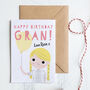 Customised Grandparent's Birthday Card, thumbnail 2 of 7