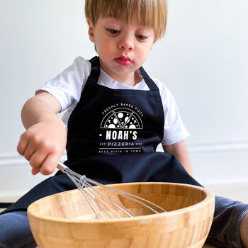 Personalised Matching Cooking Aprons For Dad And Kids, 3 of 7