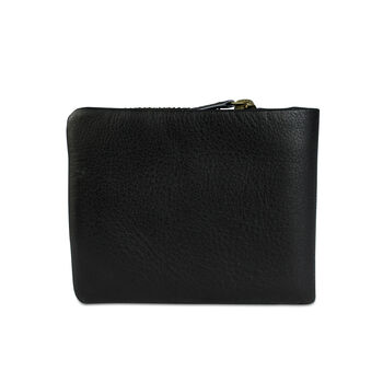 'Hudson' Men's Leather Bi Fold Wallet In Black By LeatherCo.
