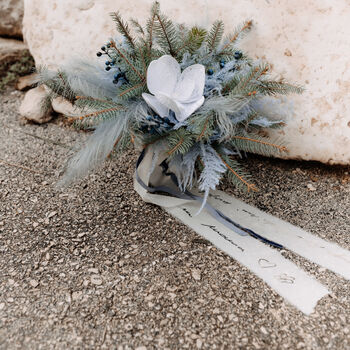 Handwritten Personalised Bridal Bouquet Ribbon, Memorial Ribbon, 4 of 6