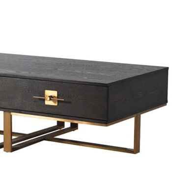 Tobacco Two Drawer Coffee Table, 2 of 2