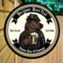 Grizzly Beer Personalised Home Pub Sign Man Cave Sign, thumbnail 2 of 8