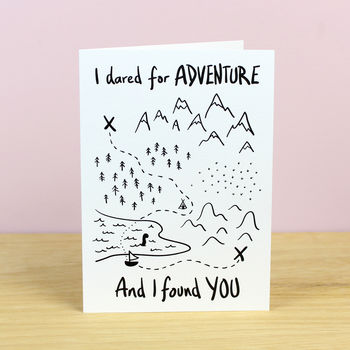 I Dared For Adventure Valentines Card, 2 of 2
