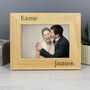 Personalised Couples Photo Frame, thumbnail 1 of 5