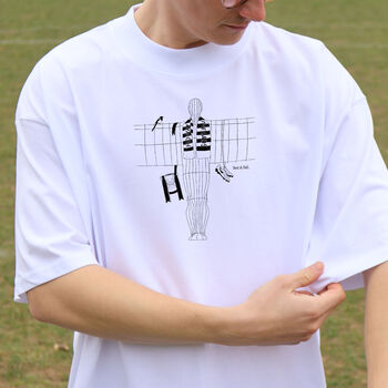Angel Of The North Newcastle Oversized T Shirt, 4 of 10