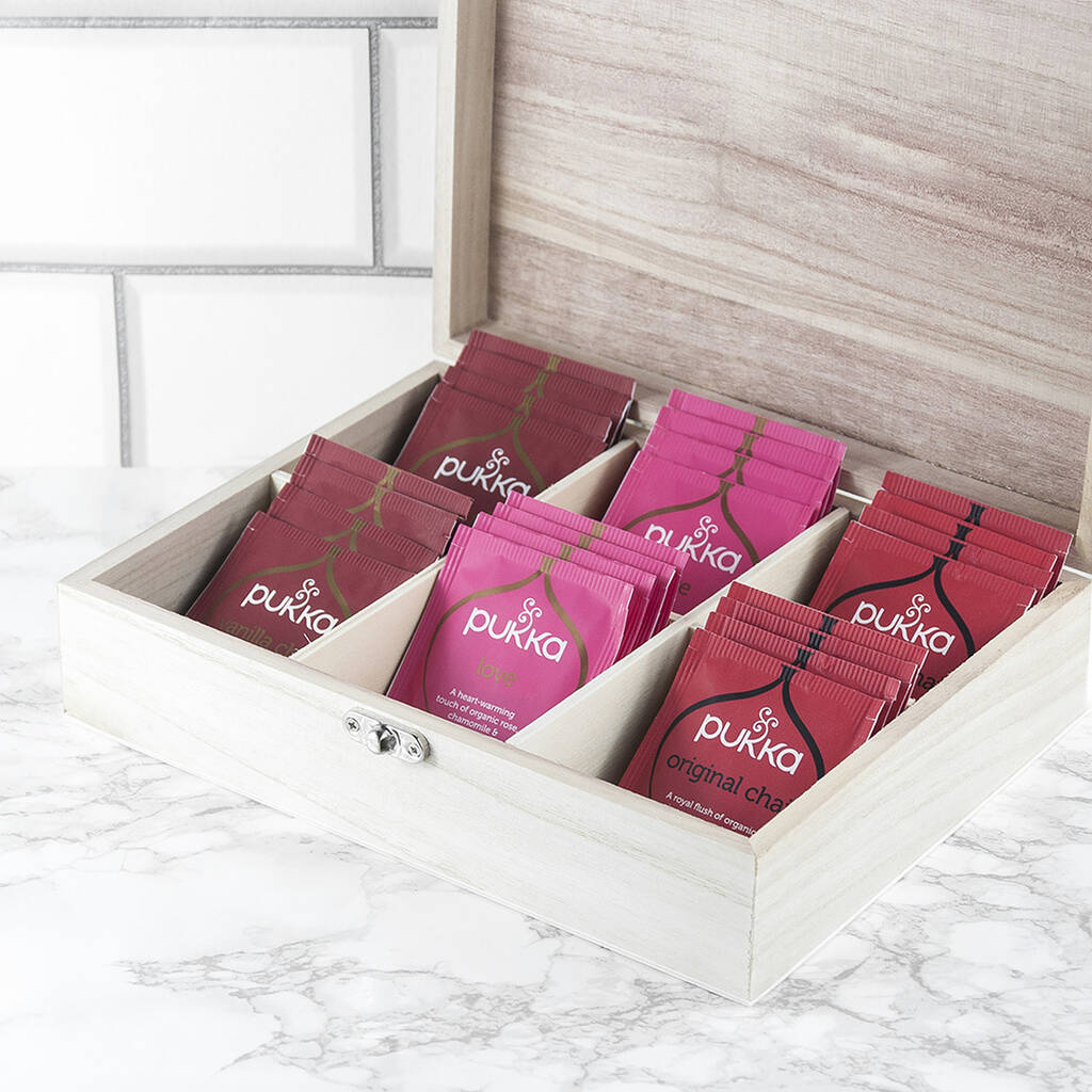 Personalised Tea Box Gift By Sassy Bloom As Seen On Tv