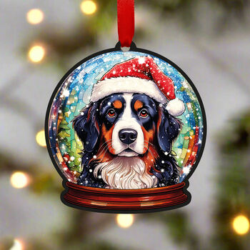 Bernese Mountain Dog Dog Tree Decoration, 2 of 2