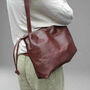 Handmade Leather Slouch Shoulder Bag, thumbnail 2 of 7