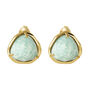 Amazonite Stud Earrings, thumbnail 2 of 4