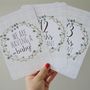 Floral Pregnancy Milestone Cards, thumbnail 2 of 4