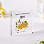 Personalised First Father’s Day Tiger Plaque Gift, thumbnail 3 of 5