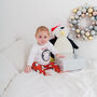 Personalised Penguin Baby First Christmas Top / Outfit, thumbnail 3 of 7