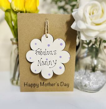 Personalised Mother's Day Flower Keepsake Card, 3 of 3