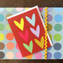 Mini Red Hearts Card, thumbnail 1 of 5