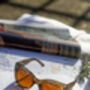 Brown Thick Framed Chunky Cat Eye Sunglasses, thumbnail 6 of 7