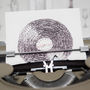 Personalised Record Typewriter Art Print, thumbnail 10 of 12