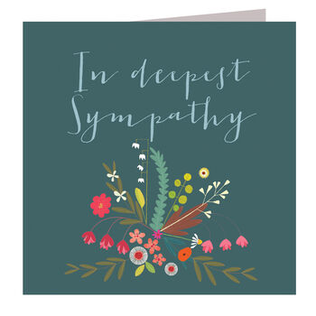 In Deepest Sympathy Greetings Card, 2 of 2