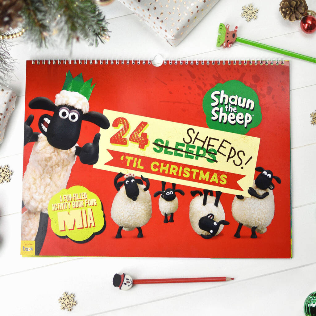 Shaun The Sheep Activity Advent Calender By Alice Frederick