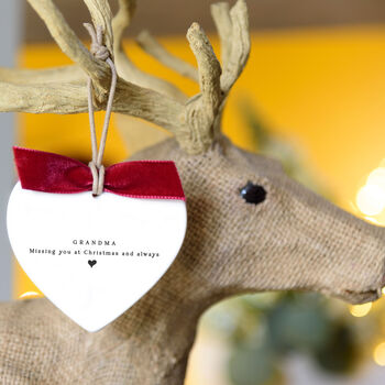 Personalised In Loving Memory Christmas Decoration, 4 of 5