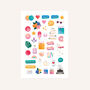 Lifestyle And Celebration A5 Sticker Sheets, thumbnail 3 of 5