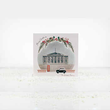 British Museum Sparkling Pop Up Christmas Card, 4 of 7