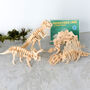 3D Wooden Dinosaur Puzzle Stocking Filler, thumbnail 1 of 8