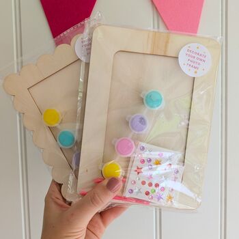 Father's Day Diy Decorate Your Own Photo Frame Kit, 4 of 6