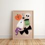 Squad Ghouls Halloween Art Print, thumbnail 3 of 12